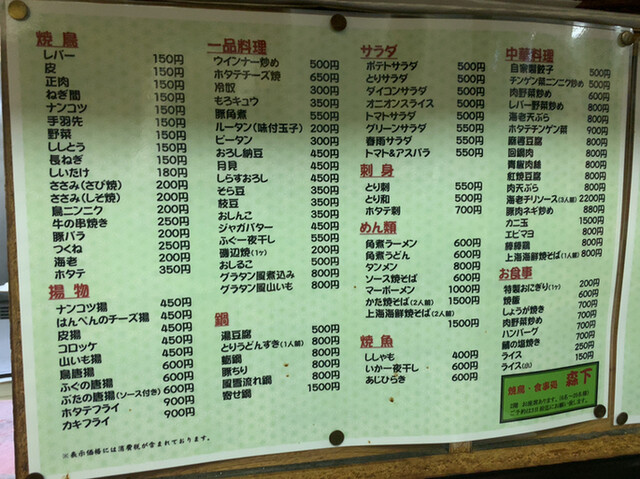 用戶對於焼とり　森下的評論高清圖