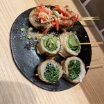 用户对于野菜巻き串どげんね 品川店的评论图