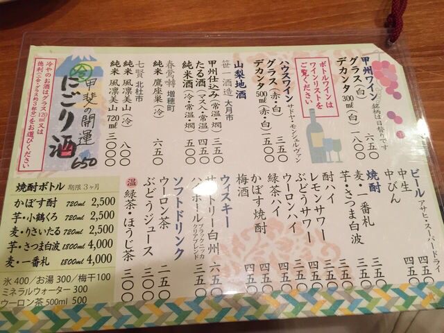 用戶對於居酒屋 甲州屋的評論圖