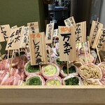用户对于野菜巻き串どげんね 品川店的评论图