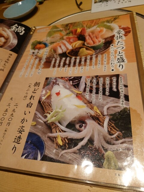 用戶對於鮮魚と郷土料理の店 たつと的評論高清圖