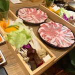 用戶對於しゃぶしゃぶ あんず畑から 原田店的評論圖