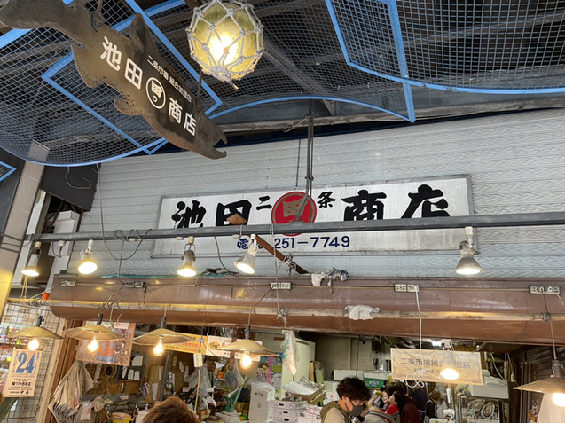 用戶對於池田商店的評論圖