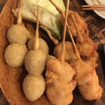 用戶對於いか玉焼と串カツ マハカラ的評論圖