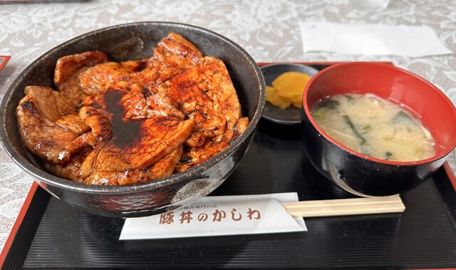 用户对于豚丼のかしわ的评论高清图