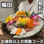 用户对于鮨 彩月 大阪梅田店的评论图