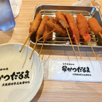 用戶對於元祖串かつ だるま 通天閣店的評論圖
