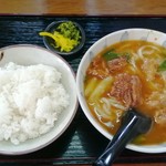 用户对于手打ちうどん やまびこ 青谷店的评论图