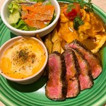 用户对于炭焼ハンバーグ&ステーキ コバラヘッタ 新さっぽろ店的评论图
