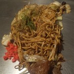 用戶對於となりの焼肉屋のお好み焼屋 銀河商店的評論圖