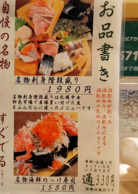 用戶對於朝から夜まで魚屋&魚酒場いち富士的評論高清圖