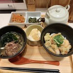 User's review image for だし茶漬け+肉うどん えん 日本生命札幌ビル店