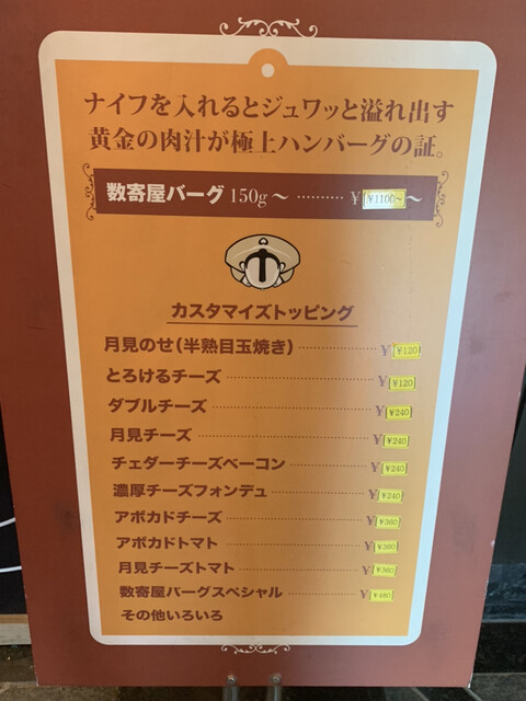 用戶對於数寄屋バーグ的評論高清圖