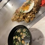 用戶對於となりの焼肉屋のお好み焼屋 銀河商店的評論圖