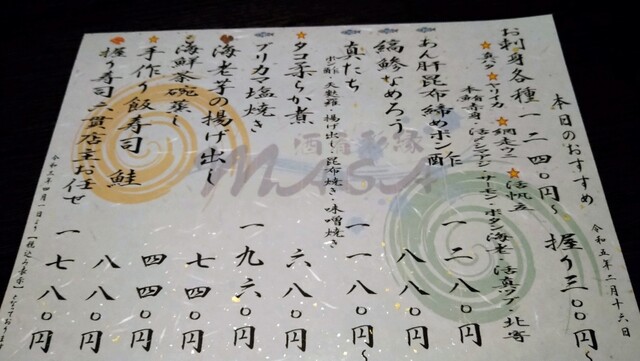 用户对于酒肴彩縁MASA的评论高清图