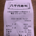 用戶對於八千代食堂的評論圖