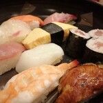 用户对于回転寿司がんこ あべのハルカス店的评论图