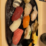 用户对于寿司菜的评论图