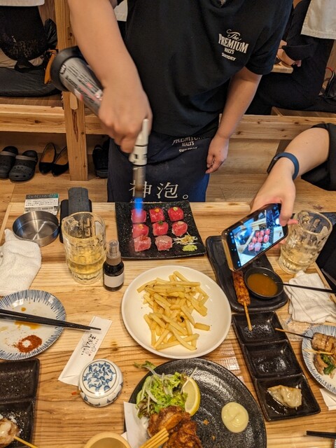 用戶對於巻き串と餃子 まきんしゃい 天神店的評論高清圖