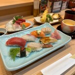 用戶對於元祖ぶっち切り寿司 魚心 心斎橋店的評論圖