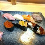 用戶對於元祖ぶっち切り寿司 魚心 心斎橋店的評論圖
