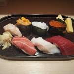 用户对于寿司菜的评论图