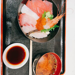 用户对于海鮮丼の駅前 阪神梅田店的评论图