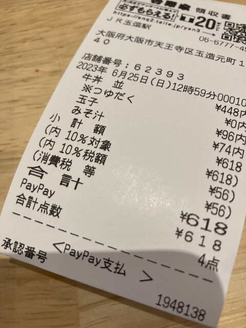 User's recommendation image for 吉野家 JR玉造駅店