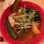 用户对于空と大地のトマト麺 Vegie的评论图