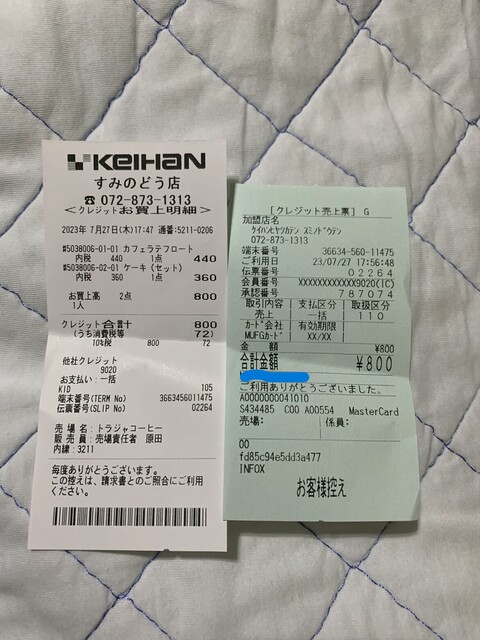 User's recommendation image for トラジャコーヒー 京阪百貨店すみのどう店