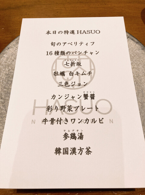 User's recommendation image for HASUO