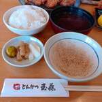 用户对于とんかつ玉藤 伏古店的评论图