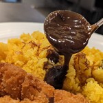 User's review image for 旨さと辛さがここちよい黒カレー 萬栄カレー