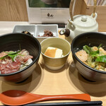 User's review image for だし茶漬け+肉うどん えん 日本生命札幌ビル店