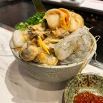 用戶對於両国だしもんじゃ もんじ 新宿西口パレット店的評論圖