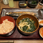 用戶對於炭火焼干物定食 しんぱち食堂 天神パルコ店的評論圖