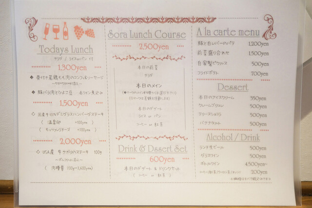 用戶對於Bistro sora的評論高清圖