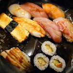 用户对于回転寿司がんこ あべのハルカス店的评论图