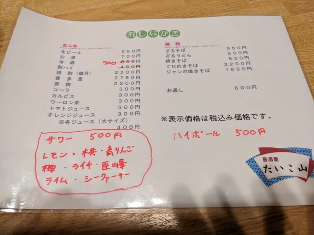 用戶對於たいこ山的評論高清圖