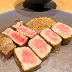 用户对于大阪鉄板焼き 神戸牛ステーキ Zin 難波店的评论图