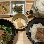 User's review image for だし茶漬け+肉うどん えん 日本生命札幌ビル店