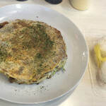 用戶對於となりの焼肉屋のお好み焼屋 銀河商店的評論圖