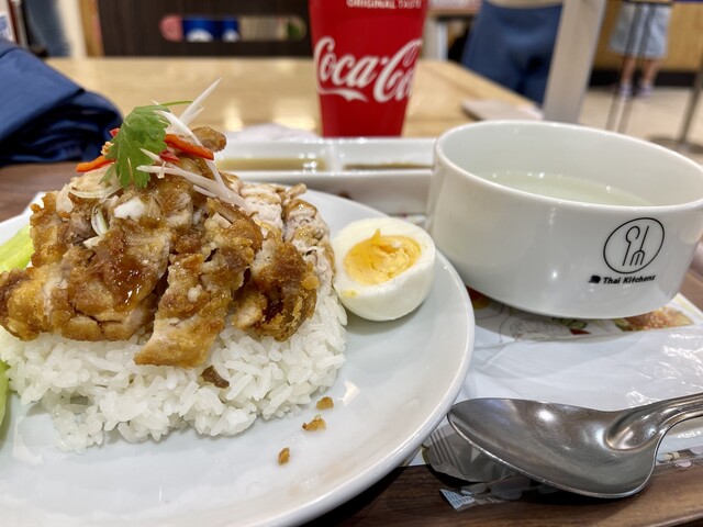 用户对于タイ キッチン カオ マン ガイ イオンモール京都店的评论高清图