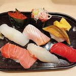 用户对于寿司菜的评论图