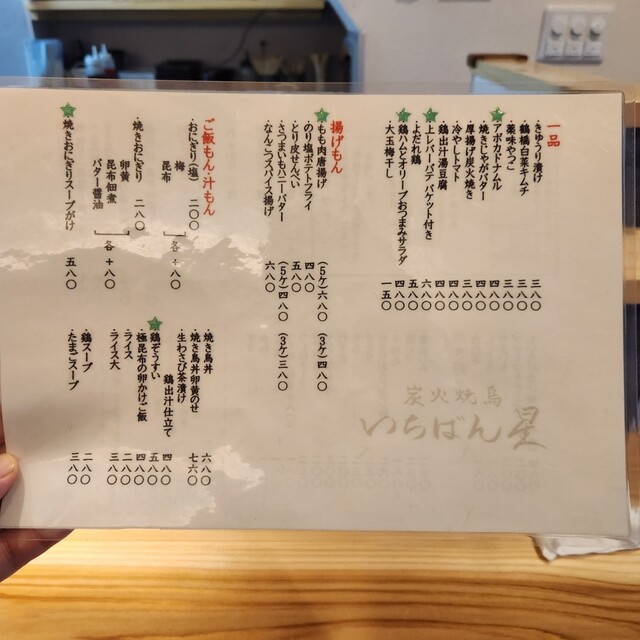用户对于炭火焼鳥 いちばん星的评论高清图
