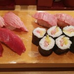 用户对于回転寿司がんこ あべのハルカス店的评论图