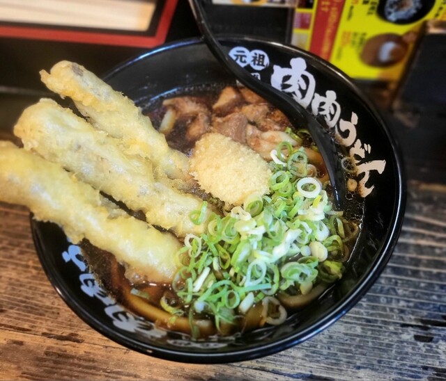 用戶對於元祖肉肉うどん 中洲店的評論高清圖