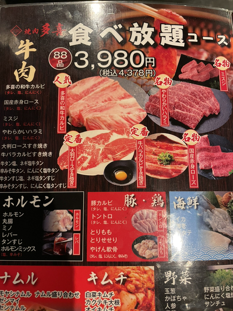 用戶對於焼肉 多喜的評論圖