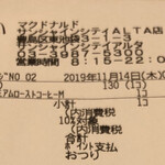 User's review image for マクドナルド サンシャインシティＡＬＴＡ店