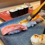 用戶對於元祖ぶっち切り寿司 魚心 心斎橋店的評論圖